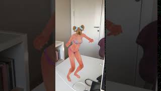 Natalie Dancing on SocialAR on AppStore! | #arkit 3D Augmented Reality apps