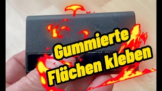 Alte, klebrige Gummierungen einfach und schnell säubern! Life hack