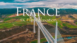 France in 4K | Ludovico Einaudi inspired Piano, Relaxing Music, Beautiful Piano, Calm Music, Relax