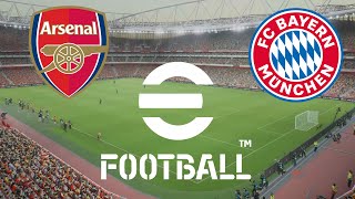 eFootball 2024 | Arsenal FC vs. FC Bayern München UEFA CL Preview | XT Gameplay