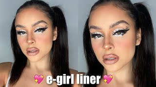 E-girl Puppy Eyeliner Tutorial