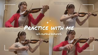 Practice With Me at Music School! Bach Chaconne, Shostakovich 音大生練習風景! 作業用 バッハシャコンヌ ショスタコーヴィチ