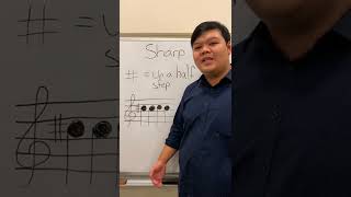 Do you know what a sharp is in music? #shorts