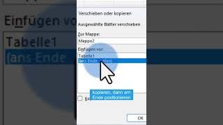 Einfach und Schnell: Excel-Datenblätter Duplizieren & Kopieren #shorts  #microsoft #didyouknow