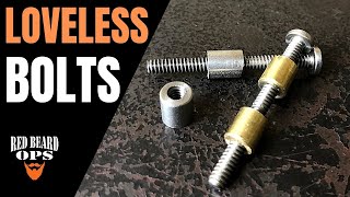 LOVELESS BOLTS | How To Make Them | How to Install Them | Knife Making Fasteners