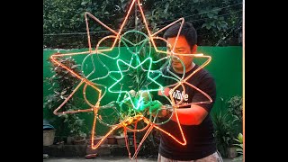 CHRISTMAS LIGHTS DIY|Reynolds MotoVlog