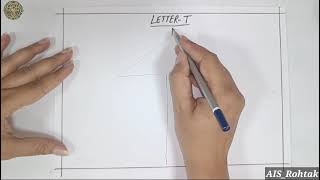 Art and Craft | Letter ‘T’ Drawing