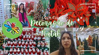 Loja EXCLUSIVA de Natal Caçula, vem ver as decorações