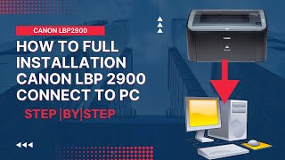 How to Install Canon LBP 2900B Printer Drivers | Canon LBP 2900 Printer Connect Laptop & Pc | Tzs04