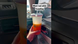 What I eat in a day while Travelling #youtubeshorts