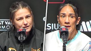 EDDIE HEARN IN THE CORNER? - Katie Taylor REVEALS ALL at Amanda Serrano press conference