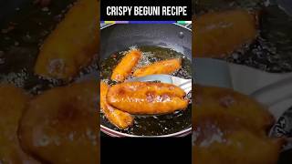 Crispy Beguni Recipe in Bengali / মচমচে বেগুনি রান্না #shorts #beguni #bengalirecipe