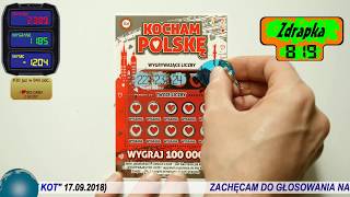 Zdrapka # 819 Kocham Polskę / NOWOŚĆ