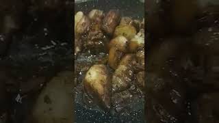 CHICKEN ADOBO WITH BANANA AND POTATO #shorts #shortsvideo #shortvideo #shorts