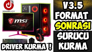 V3.5 Sürücüleri Kurma | V3.5 Driver Yükleme| V3.5 Format Sonrası Yapılacaklar ! (V3.5 Bakım)