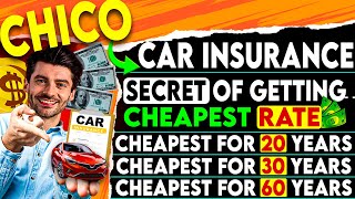 Only $86/M 😱 Cheapest Car Insurance in Chico CA🎯