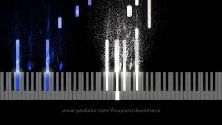 "Gesu Bambino" Piano Synthesia Tutorial, Sheet Music (Dan Coates Version)