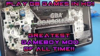 HDMI Game Boy Mods That You've Never Before Seen! GBA Consolizer