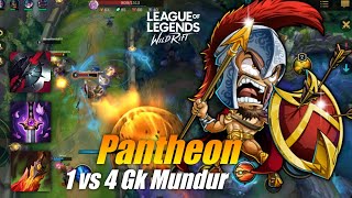 Pantheon Baron Lane vs Malphite | Gameplay Guide Build Runes - League of Legends: Wild Rift