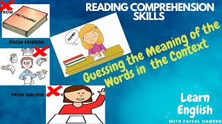 Guessing the Meaning| Guessing Vocabulary from Text| Guessing Meaning Example in Hindi/Urdu