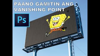 How to use vanishing point in photoshop | Tagalog Version