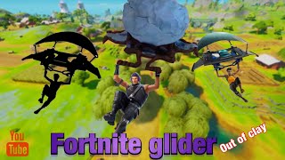 Fortnite Glider made out of clay 😱| The Crazy Gaming Potato