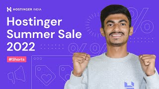 Hostinger Summer Sale 2022 | Hostinger India #shorts