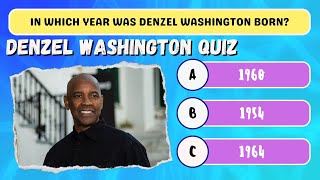 Denzel Washington Quiz #denzelwashington #quiz