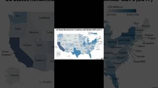 US states with similar GDP as Europeen Countries