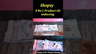 Shopsy⚡Rs.1 Product (4) unboxing Telugu #Shorts #YoutuShopsy