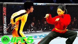 🐲 UFC5 Bruce Lee vs Fu Mingxia UFC 5 - Super Fight 🐲