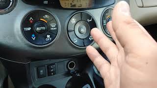 How to Turn On Air Conditioning on Toyota RAV4