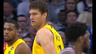 Brook Lopez Highlights vs 76ers RS19G79 - 9 Pts, 7 Rebs, 1 Blk (04.04.19)