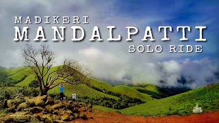 MANDALPATTI | EXCITING OFF ROAD TO HEAVEN | COORG | Moto Sapien | Go Pro |