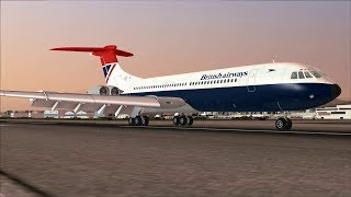 FSX - Just Flight VC-10 - xviews - landing