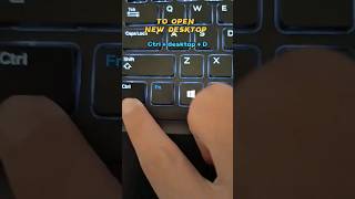 How to open new desktop #short #desktop #shortcut #shortcut