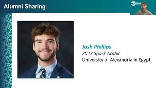 2024 CLS Spark Arabic Information Session with Alumnus Josh Phillips