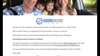 Racing Income Pro Review, What We Discovered!