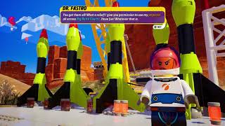 Grab Haywire Rockets - Lego 2k Drive Walkthrough: Crash Landing 6 Locations UNLOCK ROCKETS HUGH MANN