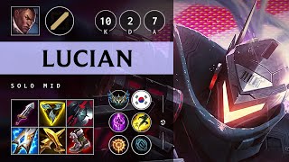 Lucian Mid vs Talon: Dominating - KR Challenger Patch 14.22