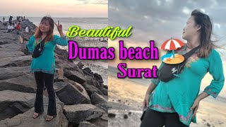 my short trip to Dumas beach🏖Surat @carolinedebbarmavlogs3641