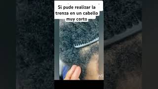 Trenza en cabello corto