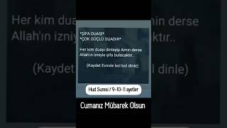 Cumamız mübarek olsun #jummahmubarak #cumamızmübarekolsun #cumamesajıseslivideo #hudsuresi #surahhud