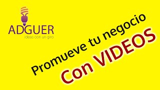 📹🎥 VIDEOS PROMOCIONALES para pequeños negocios  | ADGUER Diseño Multimedia