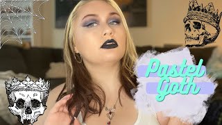 GRWM Pastel Goth Makeup Look