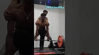 200kg deadlift bw:60kg #motivation #heavydeadlift #deadlift #powerlift #deadlifting