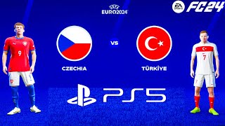 FC 24 - Czech vs Turkey - EURO 2024 Group Stage Matchday 3 Match | PS5™ [4K60]