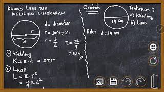 Luas dan Keliling Lingkaran dan Contoh Soal. Matematika SMP