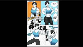 WII TRAINER MUSCLE GROWTH-FEMALE MUSCLE GROWTH COMIC  #comic #anime