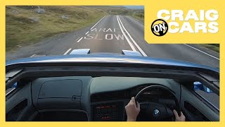 POV drive BMW 8 Series 840 [E31] | Sunset and Scenery Brecon Beacons